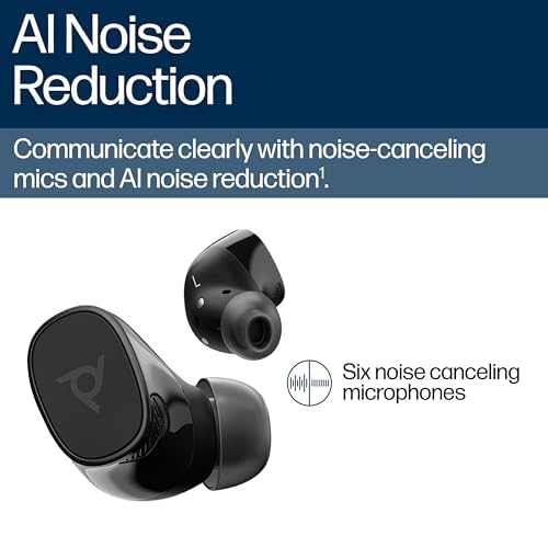 Poly – Voyager Free 20 – True Wireless Earbuds in Grey - Adaptive